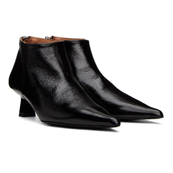 Ganni Shoes - GANNI black soft pointy crop boots